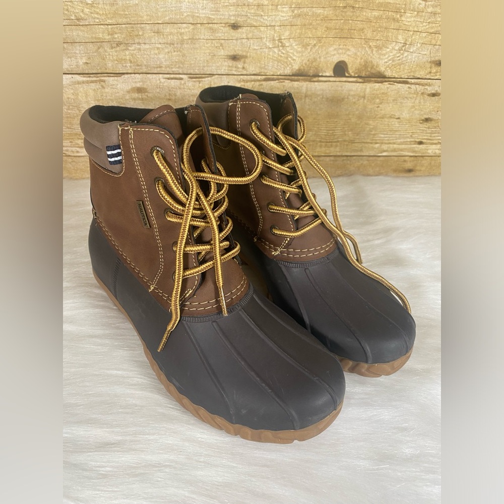 Nautica Channing Duck Boots Brown Size Youth  5